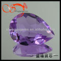 Brilliant wholesale price purple pear shape glass beads